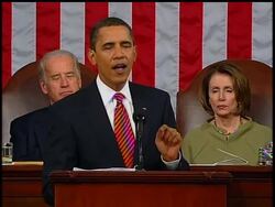 In his speech to Congress, President Barack Obama said the 'crushing cost' of health care is driving families and small businesses into bankruptcy and hobbling American businesses in global economic competition. News Clip