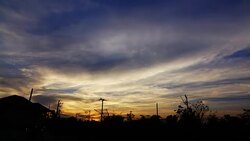 time lapse, dramatic moody sunset sky Stock Footage