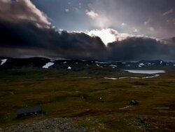Arctic landscape Stock Footage
