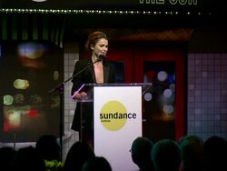 SPEECH - Keri Russell - Sundance Institute New York Benefit 2014 Stock Footage