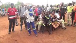 CLEAN : Cameroon farmers protest against palm oil land grabbing News Clip