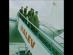 SYND 9 4 77 VIETNAMESE DEPUTY PREMIER GIAP ON VISIT TO BUDPAEST News Clip