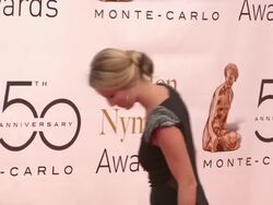 Annabelle Wallis at the 50th Monte Carlo TV Festival - Closing Ceremony at Monte-Carlo . (Footage by WireImage Video/GettyImages) Stock Footage