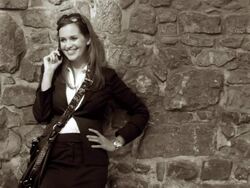 HD: Young Woman On The Phone Stock Footage