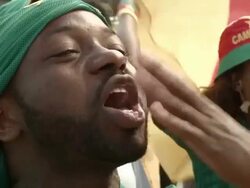 FIFA 2014 World Cup Fan Fest: Mexico v Cameroon Stock Footage