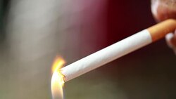 Man Smoking, Slow motion Stock Footage