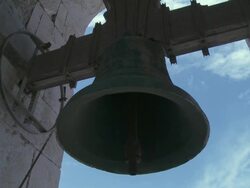 CU Bell of Cathedral / Cadiz, Andalusia, Spain  Stock Footage