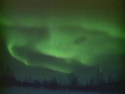Aurora borealis, Northern Lights, Karasjok, Norway, impressive display, February 2008 Stock Footage
