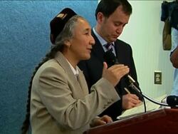 President of World Uighur Congress on violence in China News Clip
