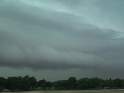 Time Lapse Of An Approaching Thunderstorm Stock Footage