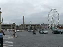 WS Shot of place de la concorde / Paris, Ile de France, France Stock Footage