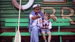 sailor's family Stock Footage