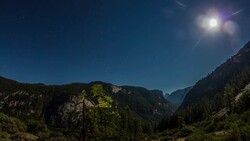 Yosemite Stars Stock Footage