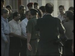 Gaza - Arafat departs for talks with King Hussein News Clip