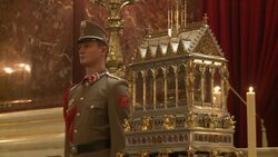 CLEAN : Hungarians celebrate St Stephens Day News Clip