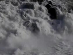 Big waterfall. Stock Footage