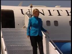 Clinton arrives in Georgia for talks, lays wreath in Armenia Instructional Video