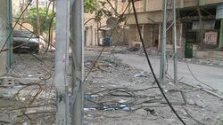 CLEAN : Gaza residential tower destroyed after Israeli missile hit News Clip