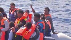 Migrants rescued from Mediterranean by MOAS News Clip