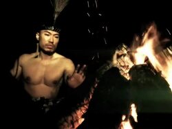 Asian Pacific Tribal Warrior 13 - Mystical Shaman Stock Footage