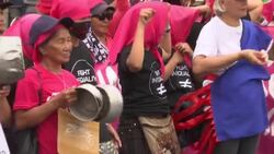 Protests in Manila and Hong Kong on International Women's Day News Clip