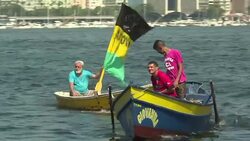 CLEAN : Rio sailors embark on anti pollution protest News Clip