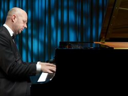 HD DOLLY: Professional Pianist Playing The Piano Stock Footage