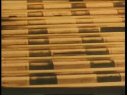 Laboratory workers microfilm V-mail letters and send them to troops overseas. News Clip