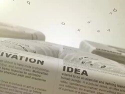 Newspaper Concept Stock Footage
