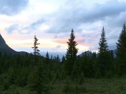 Mountain Evening Time Lapse Stock Footage