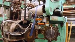 Conveyor belt in Factory Stock Footage