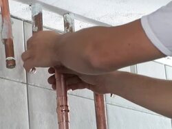 HD: Plumbing Installation Stock Footage