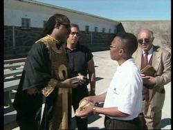 SOUTH AFRICA: STEVIE WONDER VISITS PRISON WHERE MANDELA WAS HELD Instructional Video