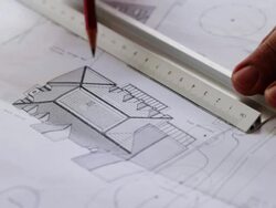 Measuring plans    PR CO Stock Footage