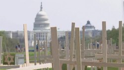 CLEAN : Newtown clergy plant crosses for gun News Clip