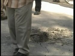 Australian/ Japanese convoy attacked, vehicle damaged News Clip