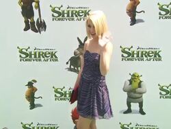 Chelsea Staub at the 'Shrek Forever After' Premiere at Universal City CA. (Footage by WireImage Video/GettyImages) Stock Footage