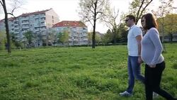 afternoon walk Stock Footage