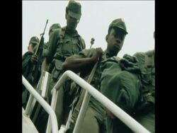 SYND 7/9/80 NATO AND WARSAW PACT COUNTRIES MAKE SEPARATE MILITARY MANOEUVRES News Clip