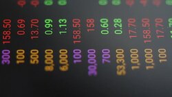 Stock Market Tickers Data Stock Footage