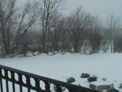 Winter Balcony 3 Stock Footage