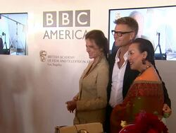 Harry Hamlin at BAFTA LA TV Tea 2013 Presented By BBC America And Audi Stock Footage