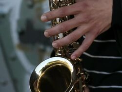 street musician Stock Footage
