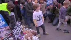 Protest Held In London Against Aleppo Air Strikes News Clip