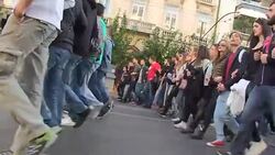CLEAN : People commemorate Athens Polytechnic student revolt News Clip