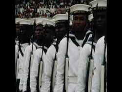 SYND 3 10 76 16TH NIGERIAN INDEPENDANCE ANNIVERSARY CELEBRATIONS News Clip