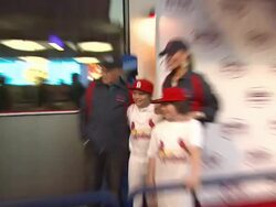 Larry King, Shawn King at the Larry King Brings Brooklyn To LA With The Grand Opening Of Brooklyn Water Bagel at Beverly Hills CA. (Footage by WireImage Video/GettyImages) Stock Footage