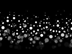 SNOWFALL : heavy, black back (LOOP) Stock Footage