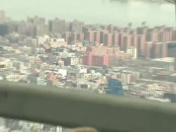 World Trade Center 92nd floor construction Stock Footage