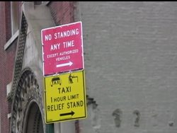 New York City is changing all its street signs. As part of a federal mandate, the letters in the signs have to change from all-capital letters to a combination of upper and lowercase. News Clip